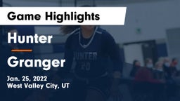 Hunter  vs Granger  Game Highlights - Jan. 25, 2022