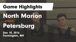 North Marion  vs Petersburg Game Highlights - Dec 10, 2016