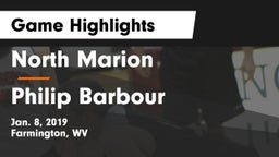 North Marion  vs Philip Barbour  Game Highlights - Jan. 8, 2019