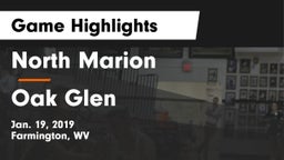 North Marion  vs Oak Glen  Game Highlights - Jan. 19, 2019
