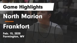 North Marion  vs Frankfort  Game Highlights - Feb. 15, 2020