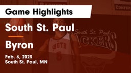 South St. Paul  vs Byron  Game Highlights - Feb. 6, 2023