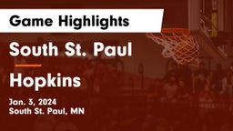 South St. Paul  vs Hopkins  Game Highlights - Jan. 3, 2024