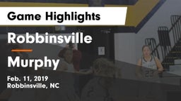 Robbinsville  vs Murphy  Game Highlights - Feb. 11, 2019