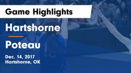 Hartshorne  vs Poteau  Game Highlights - Dec. 14, 2017