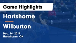 Hartshorne  vs Wilburton  Game Highlights - Dec. 16, 2017