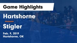 Hartshorne  vs Stigler Game Highlights - Feb. 9, 2019