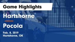 Hartshorne  vs Pocola Game Highlights - Feb. 8, 2019