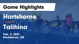 Hartshorne  vs Talihina  Game Highlights - Feb. 4, 2023
