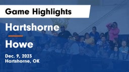 Hartshorne  vs Howe  Game Highlights - Dec. 9, 2023