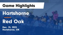 Hartshorne  vs Red Oak  Game Highlights - Dec. 15, 2023