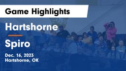 Hartshorne  vs Spiro  Game Highlights - Dec. 16, 2023