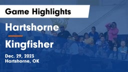 Hartshorne  vs Kingfisher  Game Highlights - Dec. 29, 2023