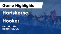Hartshorne  vs Hooker  Game Highlights - Feb. 29, 2024