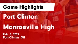 Port Clinton  vs Monroeville High Game Highlights - Feb. 5, 2022