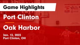 Port Clinton  vs Oak Harbor  Game Highlights - Jan. 13, 2023