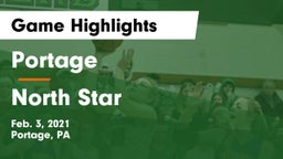 Portage  vs North Star  Game Highlights - Feb. 3, 2021