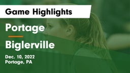 Portage  vs Biglerville  Game Highlights - Dec. 10, 2022