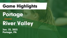 Portage  vs River Valley  Game Highlights - Jan. 23, 2023