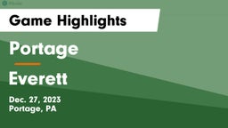 Portage  vs Everett  Game Highlights - Dec. 27, 2023