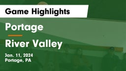 Portage  vs River Valley Game Highlights - Jan. 11, 2024