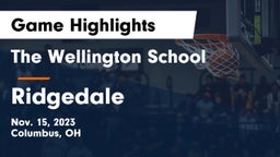 The Wellington School vs Ridgedale  Game Highlights - Nov. 15, 2023