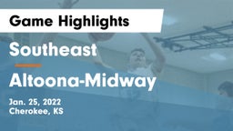 Southeast  vs Altoona-Midway  Game Highlights - Jan. 25, 2022