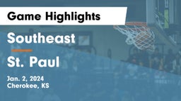Southeast  vs St. Paul  Game Highlights - Jan. 2, 2024