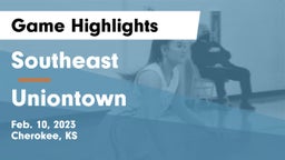 Southeast  vs Uniontown  Game Highlights - Feb. 10, 2023