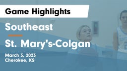 Southeast  vs St. Mary's-Colgan  Game Highlights - March 3, 2023