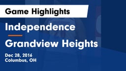 Independence  vs Grandview Heights  Game Highlights - Dec 28, 2016