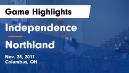 Independence  vs Northland  Game Highlights - Nov. 28, 2017