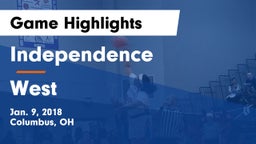 Independence  vs West  Game Highlights - Jan. 9, 2018