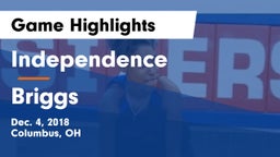 Independence  vs Briggs  Game Highlights - Dec. 4, 2018