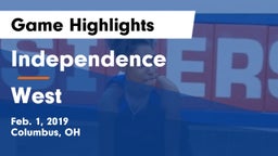 Independence  vs West  Game Highlights - Feb. 1, 2019