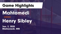 Mahtomedi  vs Henry Sibley  Game Highlights - Jan. 2, 2020