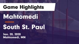 Mahtomedi  vs South St. Paul  Game Highlights - Jan. 20, 2020