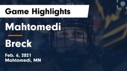 Mahtomedi  vs Breck Game Highlights - Feb. 6, 2021