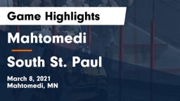 Mahtomedi  vs South St. Paul  Game Highlights - March 8, 2021