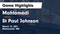 Mahtomedi  vs St Paul Johnson  Game Highlights - March 13, 2021