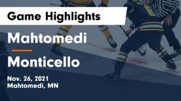 Mahtomedi  vs Monticello  Game Highlights - Nov. 26, 2021