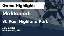 Mahtomedi  vs St. Paul Highland Park  Game Highlights - Jan. 6, 2022