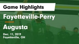Fayetteville-Perry  vs Augusta  Game Highlights - Dec. 11, 2019