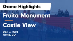 Fruita Monument  vs Castle View  Game Highlights - Dec. 3, 2021