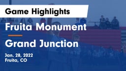 Fruita Monument  vs Grand Junction Game Highlights - Jan. 28, 2022