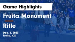 Fruita Monument  vs Rifle Game Highlights - Dec. 2, 2023