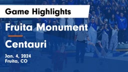 Fruita Monument  vs Centauri  Game Highlights - Jan. 4, 2024