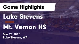 Lake Stevens  vs Mt. Vernon  HS Game Highlights - Jan 12, 2017