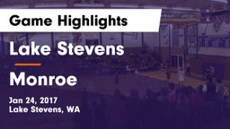 Lake Stevens  vs Monroe  Game Highlights - Jan 24, 2017