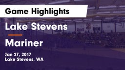 Lake Stevens  vs Mariner  Game Highlights - Jan 27, 2017